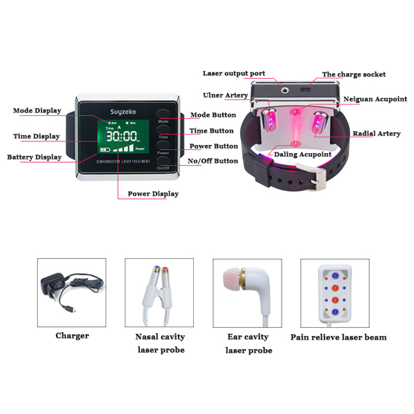 semiconductor phototherapy laser therapy watch