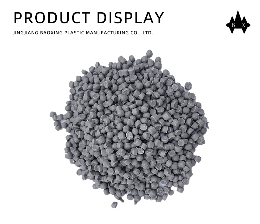 IMG_5557 Grey PVC Plastic Granules for Cable Insulation X