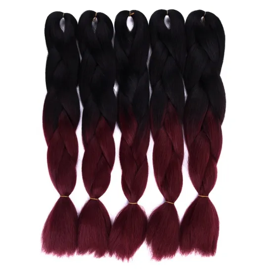ombre braiding Synthetic hair Expression Braids Jumbo Extension Accessory China ManufacturerBestselling african style hair bulk