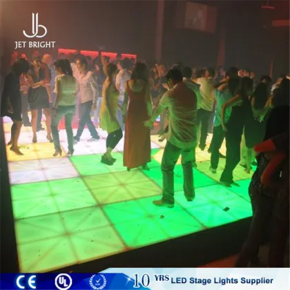 Color change led dance floor mat