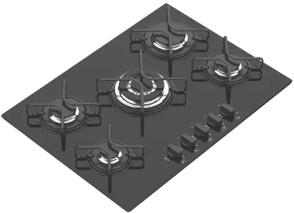 Tramontina 5 Gas Burner Cooktop