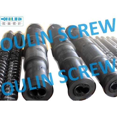 80/156 Double Conical Screw and Barrel for PVC Extrusion