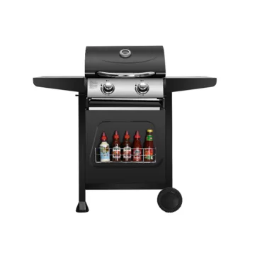 Outdoor Garden Smokeless Bbq Gas Grill ABS Control Knobs Party Trolley Gas Grills