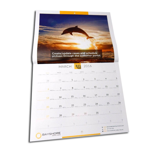 Stijl Aangepaste Goedkope Promotie Muur Kalender