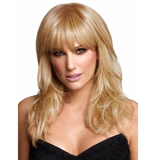 The best-selling Chinese made long straight, straight synthetic synthetic wigs for Brazilian women