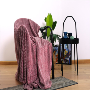 Короткое одеяло с коротким плюшевым покрытием с крашенным рисунком оптом