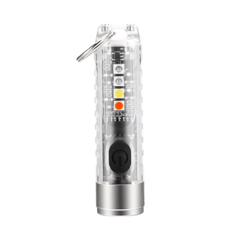 High-Performance Waterproof USB Rechargeable LED Portable Flashlight with Magnet for Outdoor Use