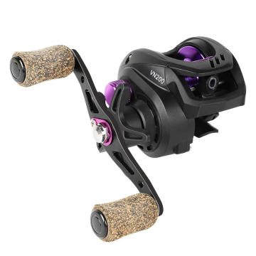 Newbility 12+1BB 6.5: 1 Mango de roble Potencia 8 kg de agua salada Carrete de cebas de pesca