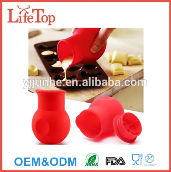 Food Grade Silicone Seasoning Bottle Chocolate Melting Silicone Pot