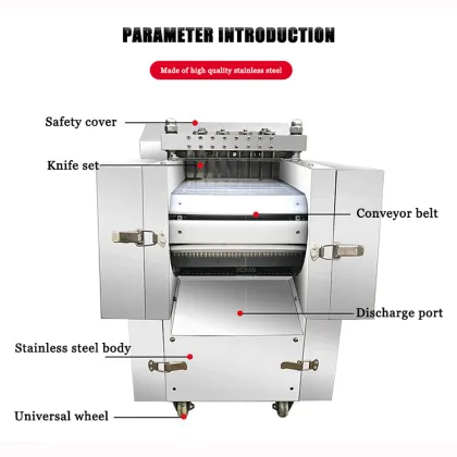 Automatic Meat Cutting Machine for Chicken, Duck, and Frozen Meat Blocks