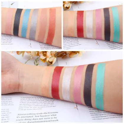 OEM Professional Eyes Cosmetics Luminous Makeup Gel - 13 High Pigment Shimmer Eyeshadow Cream
