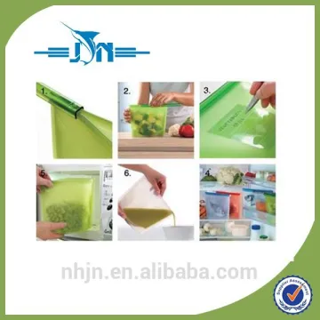 2016 Newest Silicone Freezer Storage Bags Fresh-care Bags