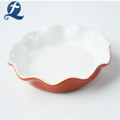 Modern Customized Ceramic Fruit Salad Plate