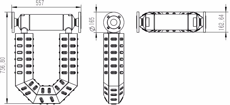 Alimentation et boisson Coriolis Masch Mass avec un débit de 1000 kg / min