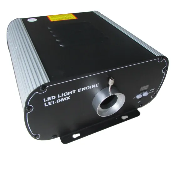 6 Color Wheel Super Power LED Fiber Optic Lighting DMX 40W Projector