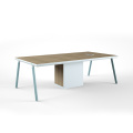 simple style wooden meeting table