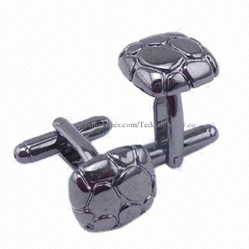Cufflinks, Made of Brass, with MOQ of 60pcs, OEM and ODM Orders are Welcome