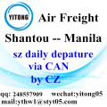 Shantou Luftfracht-Logistik Firma nach Manila