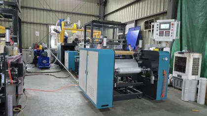 Single layer stretch film machine