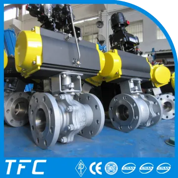 emergency shut down pneumatic ball valve ball