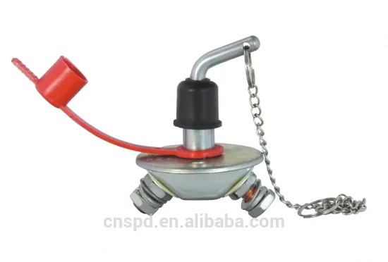 200A DC Isolator switch with 2 hole,12v/24v battery switch with key