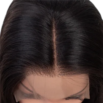 Straight Hair Short Bob Human Hair Wig, Bob Lace Wig,8 Inch Bob Wig