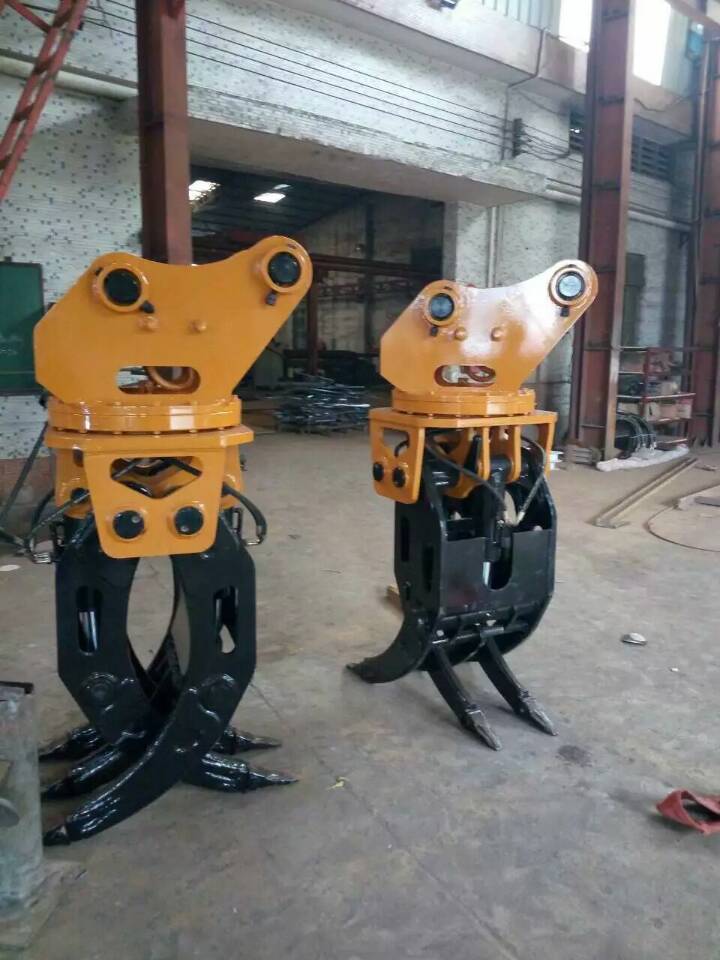 5 jari magnetik penyortiran bucket berputar grapple berputar