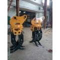 5 jari magnetik penyortiran bucket berputar grapple berputar