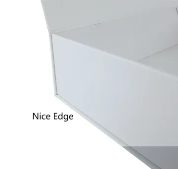 High Quality customized folding paper box with ribbon