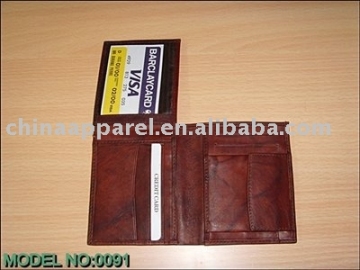 cow leather wallet