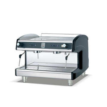 Professional Italian Espresso Machine: Commercial Grade Stainless Steel Double-Head Semi-Automatic