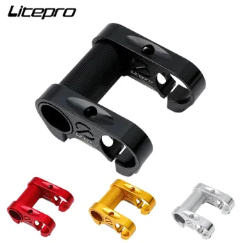 Aluminum allpy Bicycle Stem Road Bike Double Stem  folding bike  stem 25.4mm bike parts black, red, silver, gold