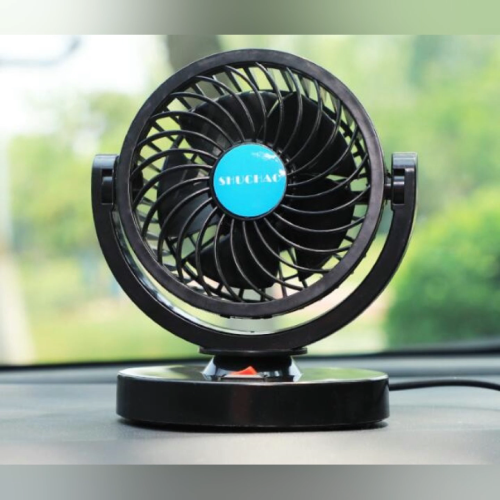 4 Inches Electric Car Fans  Rotatable 12 V Cooling Air Fan