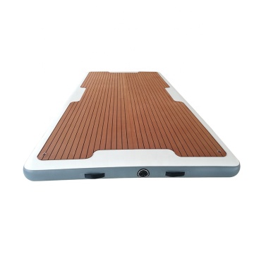 4x2x0.2m Drop Stitch Inflatable Water Float Platform Dock for Leisure or Fishing