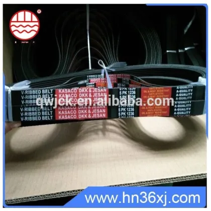 China standard easier grip v -ribbed belt with long life sevice