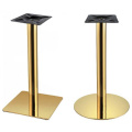 Gold Stainless Steel Dining Round Bar Table Bases