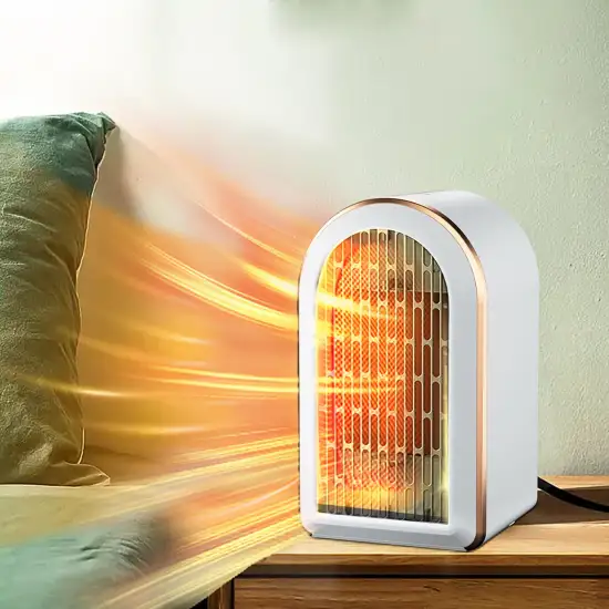 Mini Portable Vertical PTC Ceramic Fan Heater for Winter Warmth