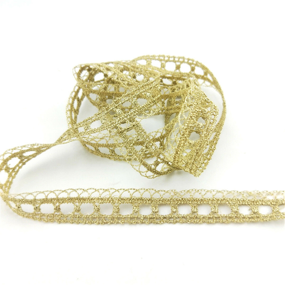 Gold Lace Embroidery Ribbon