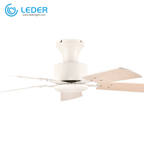 LEDER พัดลมเพดานภายในสีขาว
