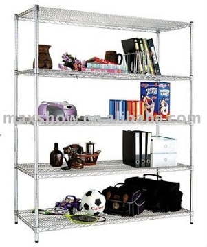 NSF approved 5 Tiers Heavy Duty Chrome Wire Shelf