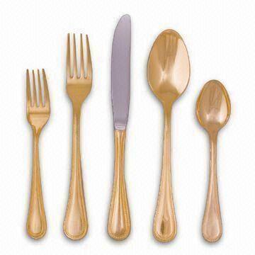 Flatware, Including Knife, Forks and Spoons, Combination According to Customers' Requirement