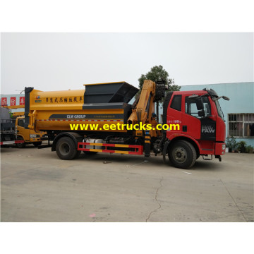 10 CBM Hoisting Compressed Garbage Vehicles