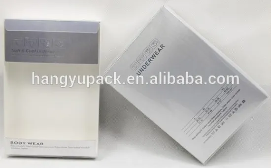 design underwear packaging for man and woman