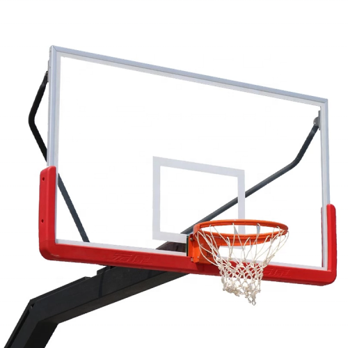 Glass Backboard with Height Adjustment