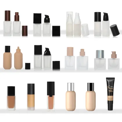 Private Label Matte Poreless Oil-Free Liquid Foundation