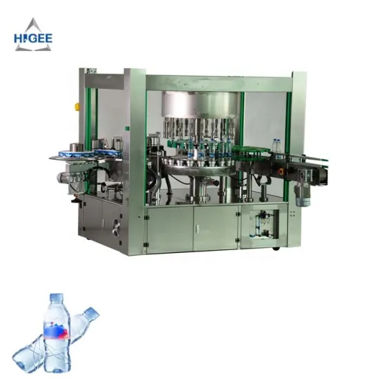 Automatic Roll Fed OPP/B OPP Film Hot Melt Glue Labeling Machine for Water and PET Juice Bottles
