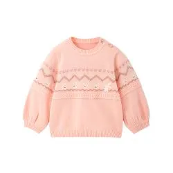 Spring Autumn Boys Girls Baby Fish Scale Knitted Cardigan Cotton Long Sleeve Newborn Sweater
