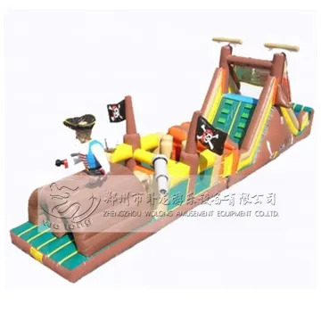 Custom Commercial Adult Bounce House Bouncy Castle 5K Inflatable Obstacle Course