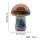 7 Chakra Stone Mushroom Sculpture 20 mm Mini Guérison Champignons cristallins décorations polies pour la maison Équilibrage de la méditation décor