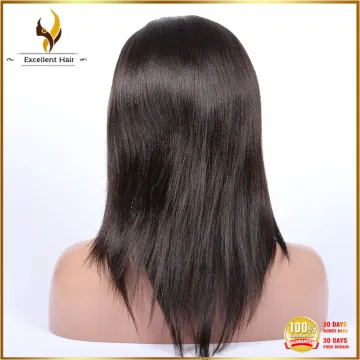 Hot sale brazilian hair mink yaki hair natural hairline full lace wig